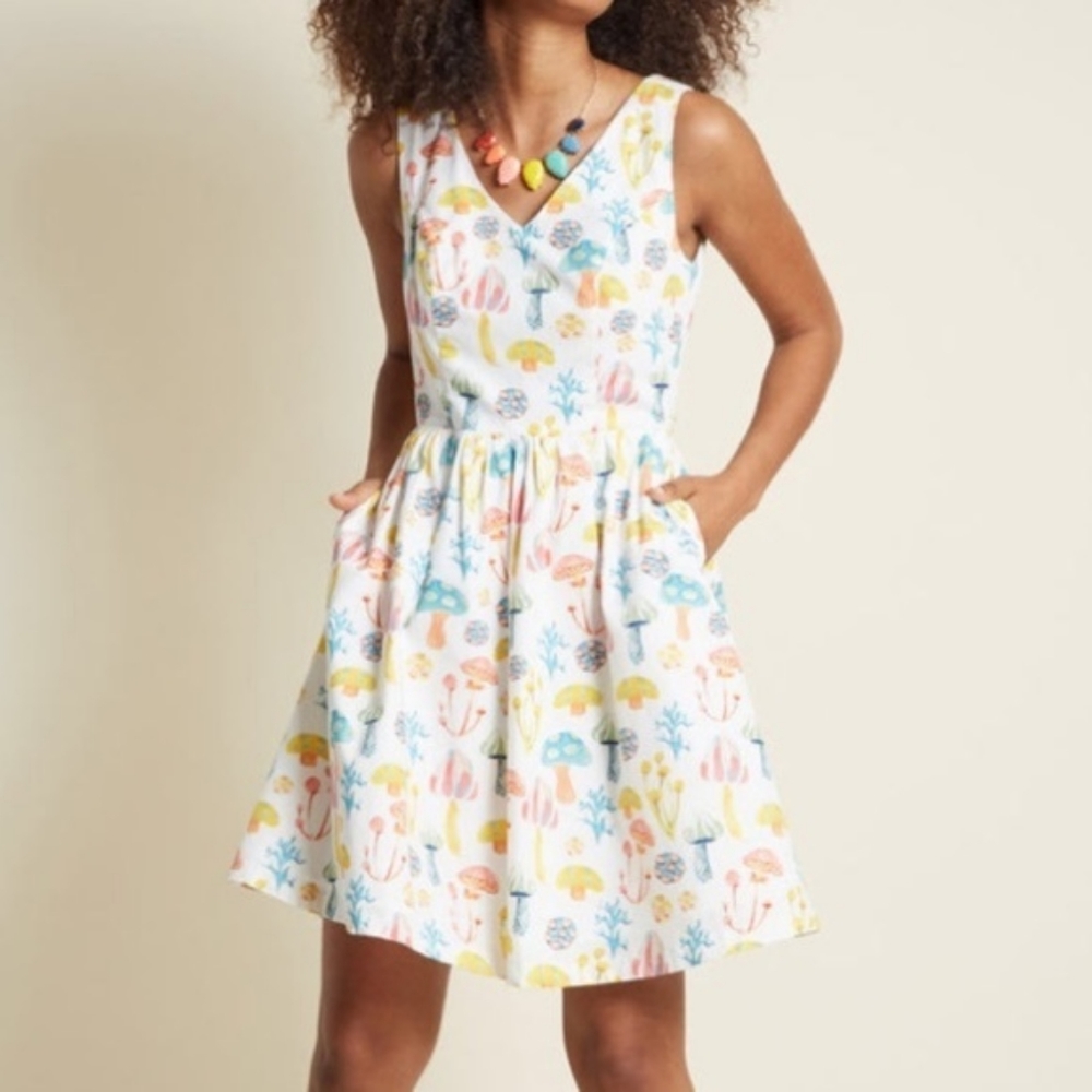 NWOT Modcloth Mushroom Dress 🍄